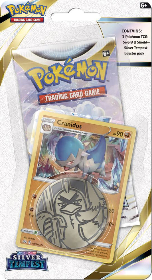 Silver Tempest Single Pack Blister - Cranidos - Sword & Shield